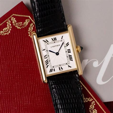 cartier tank for sale|second hand cartier tank watch.